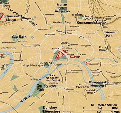 moscow city map